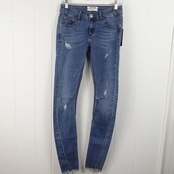 One Teaspoon Womens Hoodlums Distressed Jeans Size 27 - Picture 1 of 11